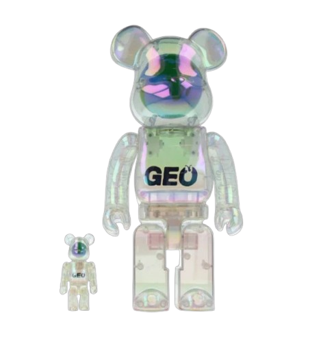 Bearbrick Geo Earth 400% + 100%