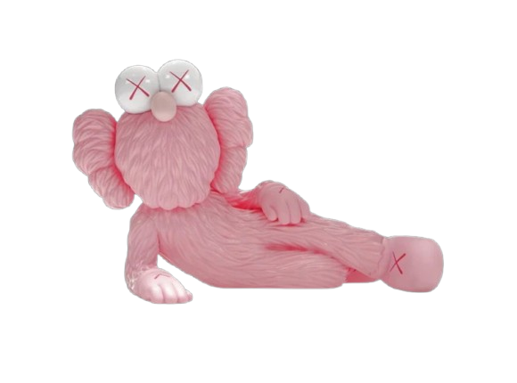 Figura de vinilo KAWS TIME OFF en rosa